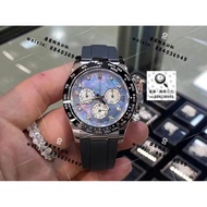 [Real Gold Real Diamond Customization] Rolex Daytona Cement Gray to Tahitian Fritillary Disc 18K Gol