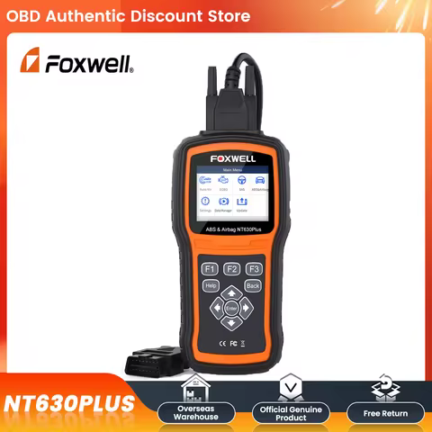 Foxwell NT630 Plus OBD2 Code ReaderABS Bleeding SRS Reset Active Test OBD Diagnosis Scanner Auto Too