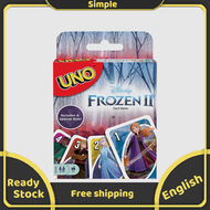UNO Frozen 2 Card Game English Version 112 Cards Family Kid Card Game