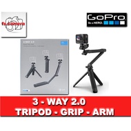 GOPRO ORIGINAL MALAYSIA 3-WAY 3WAY GRIP 2.0 HERO11 HERO10 HERO9 HERO8 HERO7 HERO6 HERO5