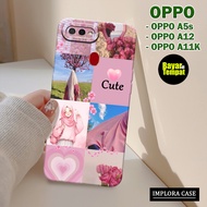 Case Oppo A5s / A12 / A11K Motif Aesthetic IMPLORA CASE Casing Oppo A5s / A12 / A11K Softcase Hp Opp