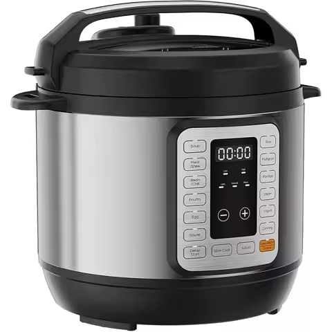 8QT Electric Pressure Cooker, 16-in-1 Multi Cooker with Ceramic Pot, Slow Cook Rice Steamer Sauté So