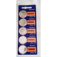 SONY CR2032 Lithium 3V Button Battery (5pcs)