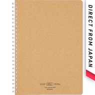 [DIRECT FROM JAPAN]
Kokuyo Soft Ring Notebook Natural 80 Sheets A5 A-ruled Brown S-SV638A-S Beige