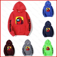 GC1 Loose Fit Among Us Themed Pullover Hoodie - Halloween Costume