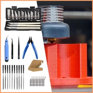 3D Printing Tool Kit Multifunctional 3D Print Sanding Kit Portable 3D Print Cleaning Tools Kit for M