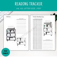 [PDF] Printable Reading Log Tracker, Reading List Journal Template