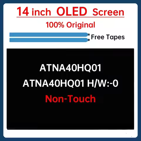 14" Laptop OLED LCD Screen ATNA40HQ01 For Lenovo IdeaPad Slim 5 14IAH10 14AHP10 14AKP10 14IRH10R Dis