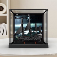 No. 10365 Black Pearl Storage Pirates of the Caribbean Acrylic Suitable for Building Blocks Dust Cov