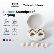 GOOJODOQ 24dB Noise Reducing Earplugs Ultra-Soft for Sleep Focus Study Travel Reusable