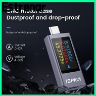 ESTRENAR Current and Voltage Monitor, Type-C KWS-2303C Power Meter Tester,  PD LCD Display DC 4-30V 