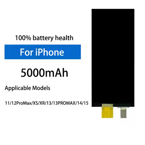High Capacity 5000mAh 4.2V Replacement Battery Safe and Durable For Apple IPhone 11 Pro Max 12 13 Mi