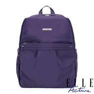 [ELLE Active] Intellectual Elegant Series-Backpack-Purple