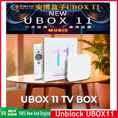 2025 official store Unblock Tech UBOX11 PRO Android 12.0 TV Box hot in Korea Canada UK Austrlia Sing