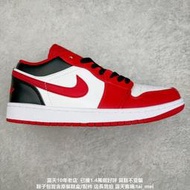 耐吉 Nike Air Jordan 1 Low 低筒休閒運動款 紅白黑 公司貨