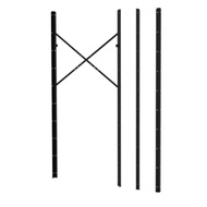 503.332.85 BROR Tiang, hitam, 190 cm