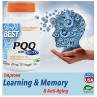 Doctor's Best, PQQ 20mg, Pyrroloquinoline Quinone, Brain Health, 100% Vegetarian