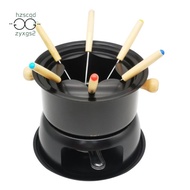 Chocolate Fondue Maker Set Multifunction Carbon Steel Ice Cream Chocolate Cheese Hot Pot Melting Pot Fondue Set