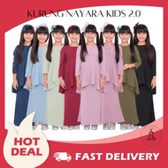 KURUNG NAYARA KIDS 2.0 Baju Kurung Budak Perempuan Ready Stock Raya 2022 Kurung Kanak2 Perempuan Gir