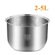 Non Stick Cooking Pot 304 Stainless Steel Rice Cooker Inner Container Replacement Accessories Food Rice Cooker POT Cookware