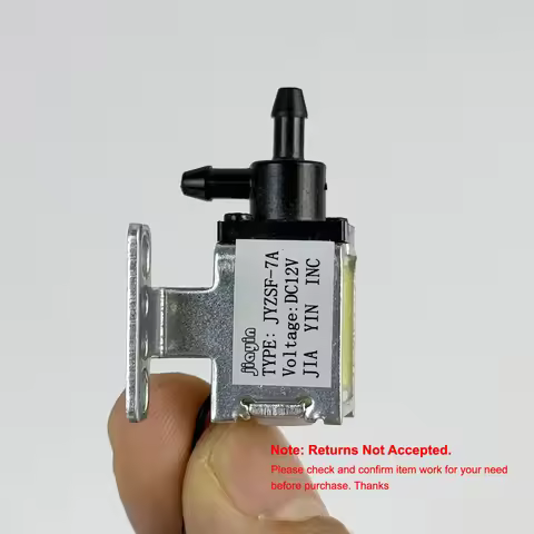 JYZSF-7A Mini Electric Solenoid Valve DC 12V 2-Way Normally Open Air Water Valve Flow Control Valve 