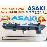PERODUA BEZZA 1.0 / AXIA 1.0 2017-2022 RADIATOR LOWER TANK / BOTTOM TANK TOP QOALITY ASAKI