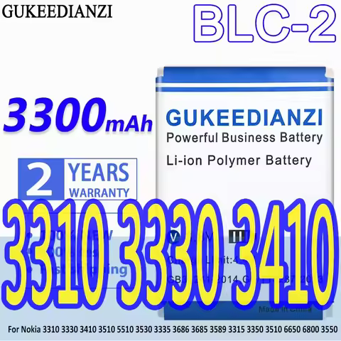 GUKEEDIANZI Battery 3300mAh For Nokia 3310 3330 3410 5510 3530 3335 3686 3685 3589 3315 3350 3510 66