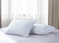 Serta White Goose Feather Bed Pillows King Size Set of 2 Pillows Summer Cooling Pillows and Winter 1