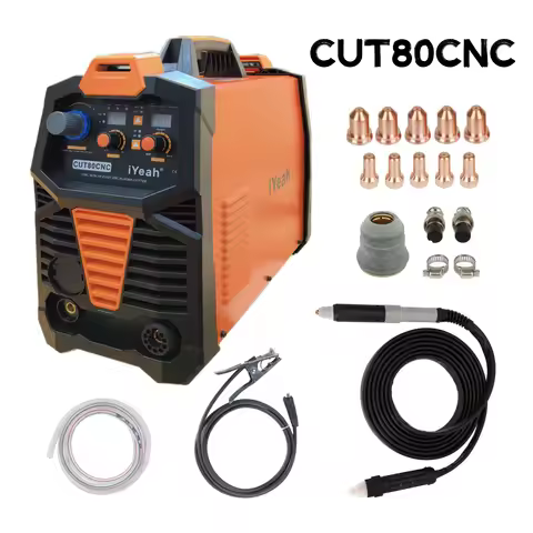 CNC Non-HF Pilot Arc CUT80 CNC iYeah Plasma Cutter 220V/380V 80A Machine With PT80/PTM80 Straight To