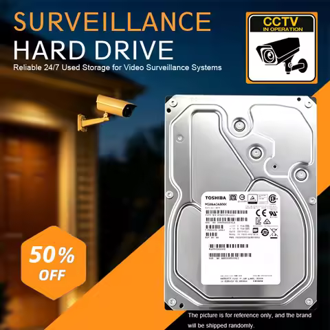 Surveillance 1~8 TB Hard Disk Drive HDD 500GB SATA HD Storage Device for DVR NVR Security System CCT
