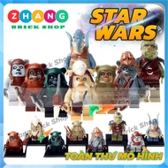 Star Wars ewok village Wutto Chirpa Logray Wicket Teebo Tokkat Gamorrean POGO PG8067 Zhang Brick Sho