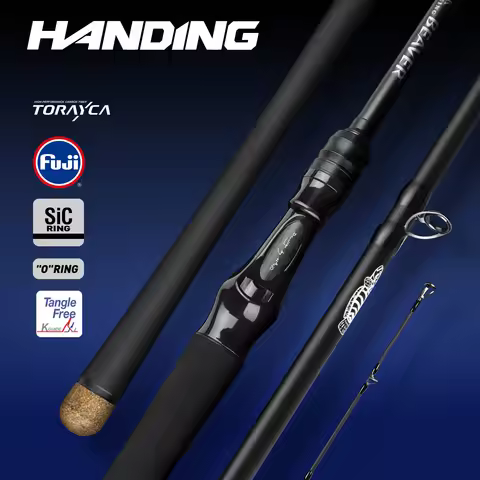 HANDING Heavy Power Large Lure Weight Toray 30 Ton Carbon Fiber FUJI O and SiC Guide Rings EVA Full 