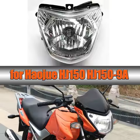 Motorcycle Headlight Assembly Headlamp Factory Accessories For Haojue HJ150 HJ150-9A