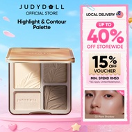 JUDYDOLL Highlight & Contour Palette Natural Long-lasting Waterproof (9g)