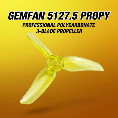 4pcs/2pairs Gemfan Proxy 5127.5 5inch 3 Blade/Tri-Blade Propeller Props FPV Freestyle For FPV Racing