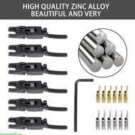 dreamedge12 Guitar Locked String Saddles Roller Bridge Tremolo Saddles Metal Electric Guitar Tremolo