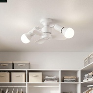 MXMIO Heads Bubble Fan Light, 2/3/4/5 Heads Light Socket Fan DIY Light Source Fan Light, DIY Bubble 