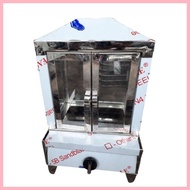 ☽ ☜ BEST FOR SIOMAI, SIOPAO BUSINESS 3 LAYER GAS TYPE STEAMER WITH FREE TONG