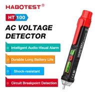 HABOTEST HT100 AC Voltage Test Pen 12V-1000V/48V-1000V Non-contact  Detector LCD Digital Voltage Tes
