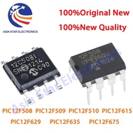 5PCS PIC12F508 PIC12F509 PIC12F510/12F615/12F629/12F635/12F675/12F508-I/SN 12F509 12F510 12F615 12F6