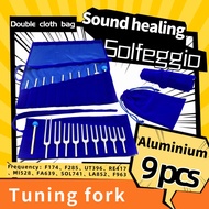 [Sound Healing] Solfeggio 9 Aluminum Alloy Emotional Tuning Fork Set 174HZ285396417528639741852963HZ