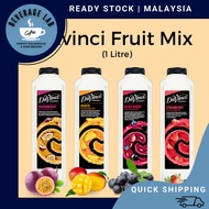 BEVERAGE LAB (Ready Stock) DaVinci Gourmet Fruit Mixes & Concentrates Various Flavour Sauce 1L Straw