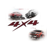 Express Delivery Car Sticker Sign Pickup d max All new4x4 ''4x4'' (2 Pieces/Set) Good Quality Produc