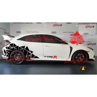 HONDA CUTTING STICKER CAR STICKER CIVIC TYPE R CAR STICKER CIVIC TYPE R RACING SPORTHONDA