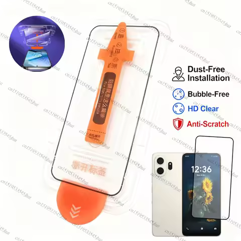 Full Cover Glass For TCL NxtPaper 70 Pro Glass For TCL NxtPaper 70 Pro Dust Free Screen Protector Fo