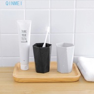 QINMEI Bathroom Tumblers Milk Healthy Portable C0ffee Mug Bathroom Supplies Cup Drinkware Storage Dr