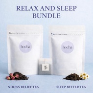 Hocha Relax & Sleep Bundle | 22 Years Aged Ripe Puer with Rose & Chamomile | 10 teabags x 2