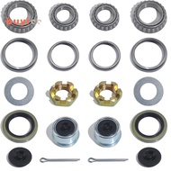 2 Sets 3500 LB Boat Trailer Axle Bearing Kits, L68149 L44649 Bearing Kits, 171255TB/10-19 Grease Sea