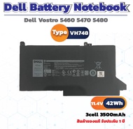 แบตเตอรี่โน๊ตบุ๊ค Battery Notebook Dell Latitude 14 E7280 E7480 13 7390 E7390 Series F3YGT DJ1J0 ของ