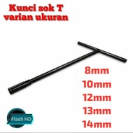 T-Socket Wrench 8mm 10mm, 12mm, 13mm, 14mm